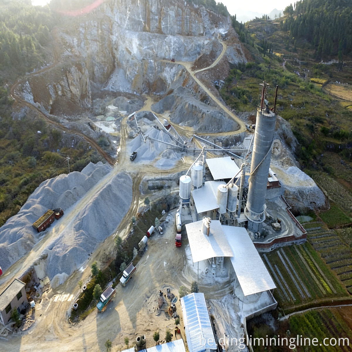 600th Calcium Carbonate Grinding Line